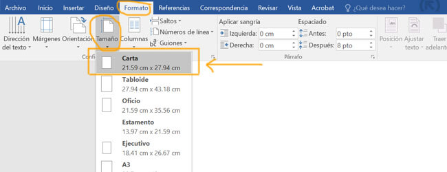 Insertar hoja membretada en un word