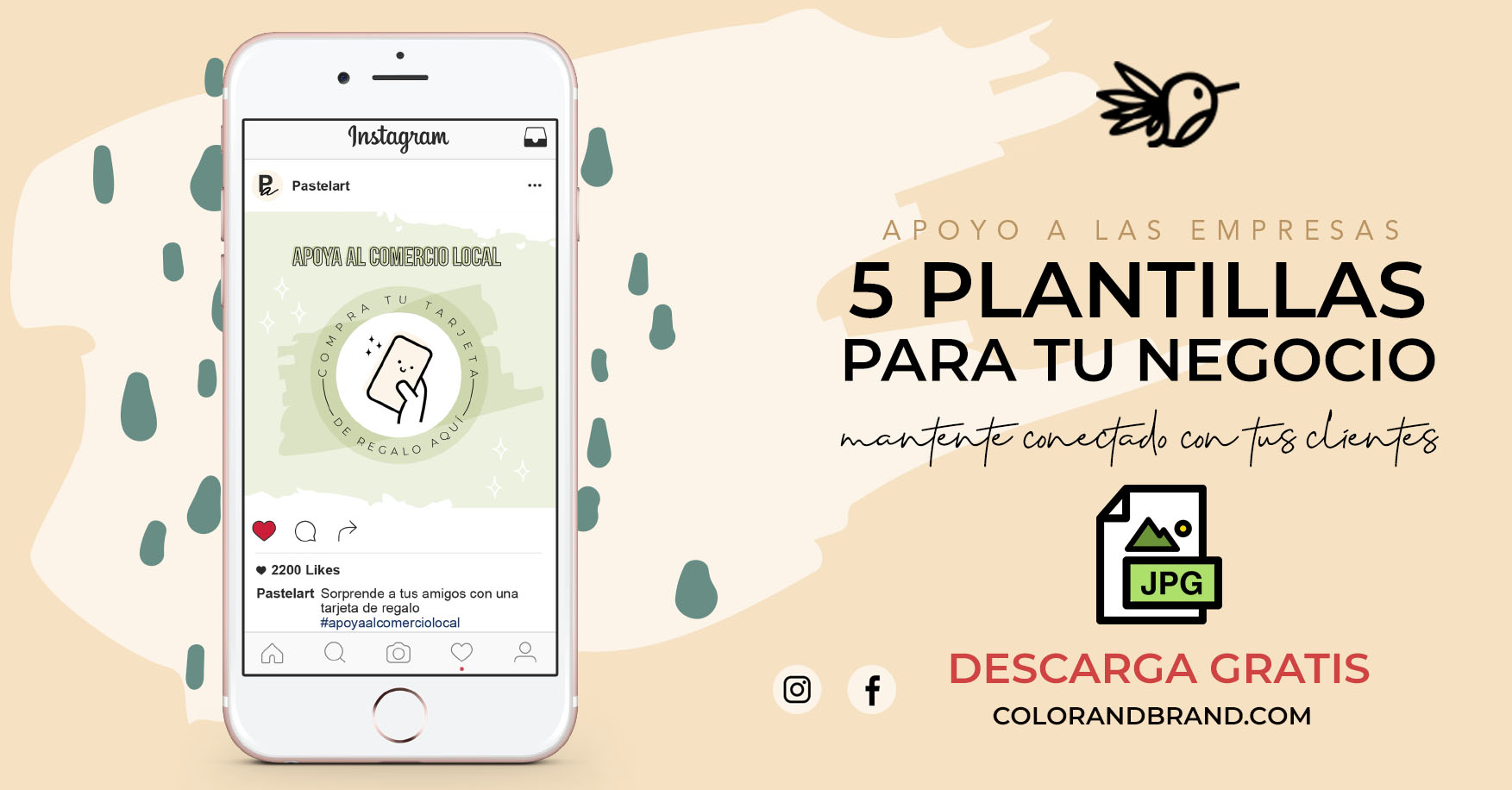 plantilla gratis cuarentena instagram facebook